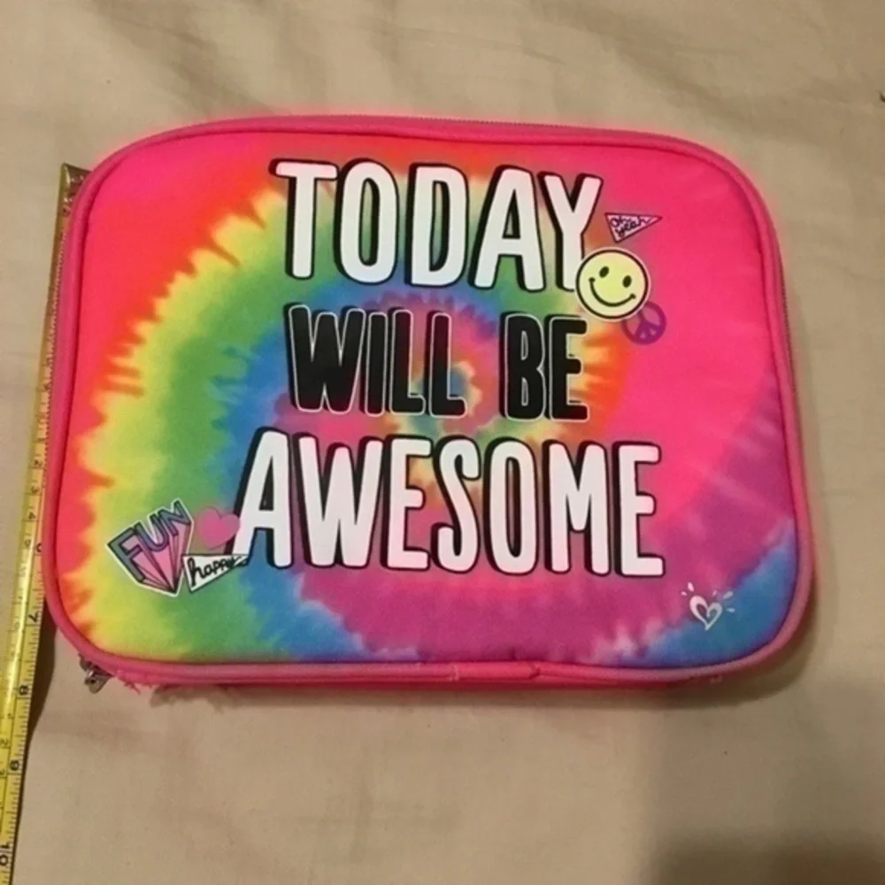 Justice Girls tie dye lunchbox